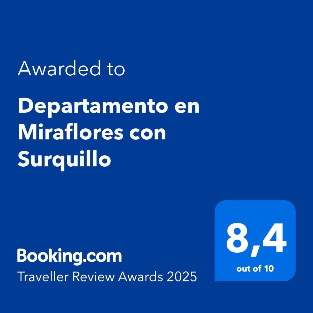 Departamento En Miraflores Con Surquillo ลิมา ภายนอก รูปภาพ